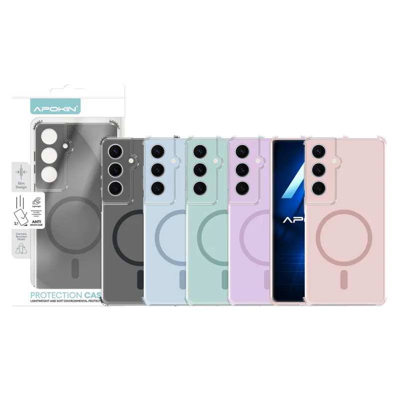 Capa Bumper Apokin Urban com MagSafe para Samsung Galaxy S25 Plus Lilás - Imagem 1