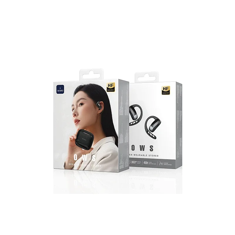 Auriculares Bluetooth Wiwu OpenBuds O500 Desportivos Branco - Imagem 5