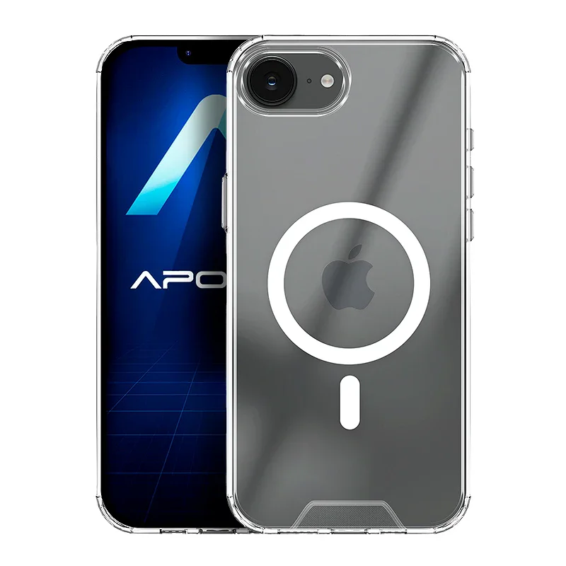 Capa Transparente Clear 3D com MagSafe Apokin para iPhone 16e e iPhone 17 - Imagem 2