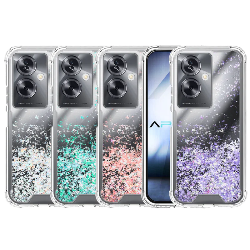 Capa de Gel Apokin Honor 200 Pro Transparente com Glitter Variedade de cores - Imagem 1