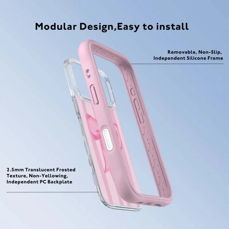 Capa Youngkit Apokin Magnética Swan Kiss para iPhone 17 Pro Max / 18 Pro Max Laço - Imagem 3