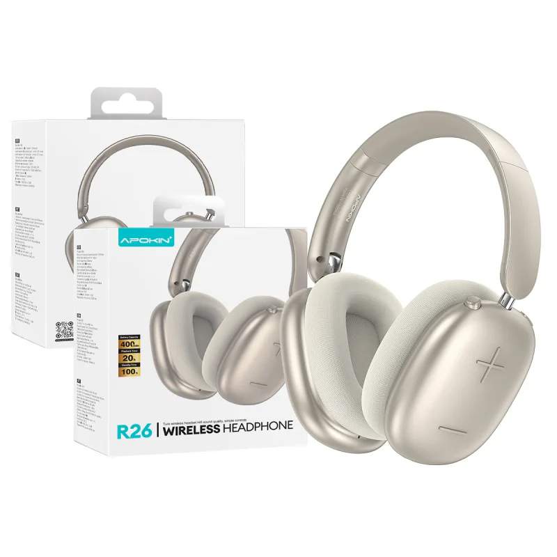 Auriculares sem Fios Apokin R26-03 Dourado