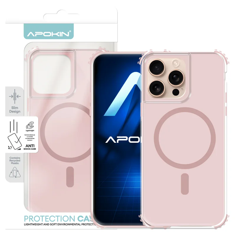 Capa Apokin Bumper Urban com MagSafe para iPhone 13 Pro Max Rosa - Imagem 6