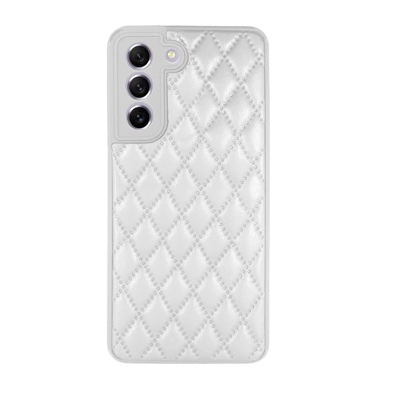 Capa Apokin para Samsung Galaxy S21 FE Acabamento Efeito Pele e Fumado Rosa - Imagem 3