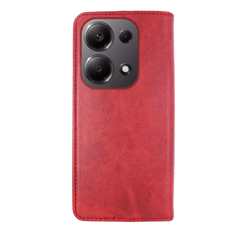 Capa Apokin Livro com Porta-cartões para Xiaomi Redmi Note 13 Pro 4G Preto - Imagem 5