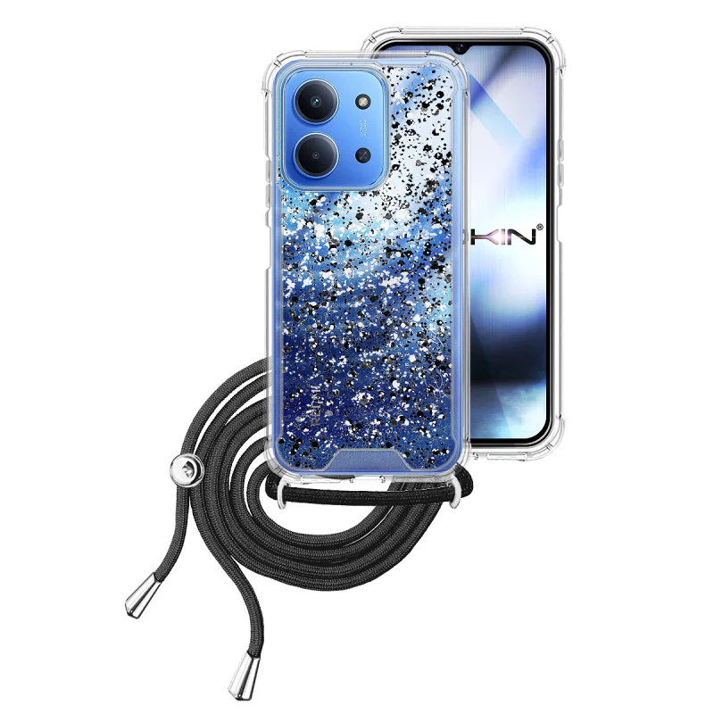 Capa em Gel Apokin para Xiaomi Redmi 15C 173 mm Transparente com Cordão Preto - Imagem 5
