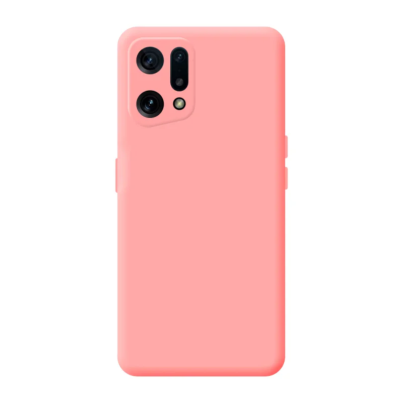 Capa Apokin para Oppo Find X5 Silicone Macio com Proteção 3D de Câmara Azul turquesa - Imagem 4