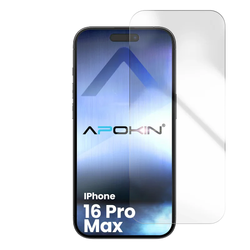 Película Apokin em Vidro Temperado para iPhone 16 Pro Max 17 Pro Max e 18 Pro Max Transparente - Imagem 5