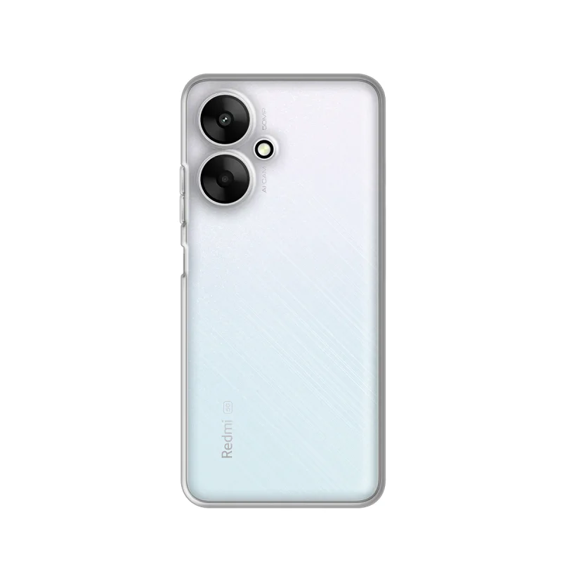 Capa Apokin para Xiaomi Redmi 13C 5G Transparente Espessura Dupla 2,0 mm