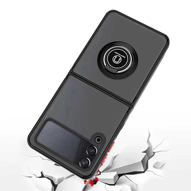 Capa Apokin para Samsung Galaxy Z Flip3 Gel Magnética com Suporte Fumada Vermelho - Imagem 3