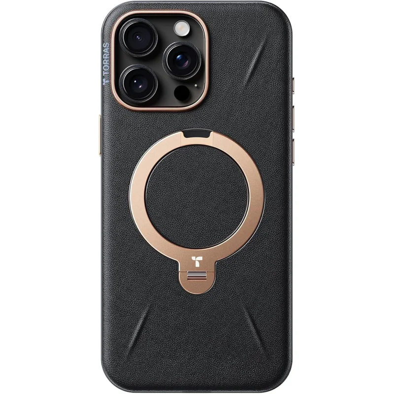 Capa Torras para iPhone 16 Pro Max Upro Ostand Spin Series Preto