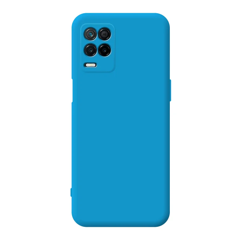 Capa Apokin para Realme 8 5G Silicone Suave com Proteção de Câmara 3D Azul - Imagem 2
