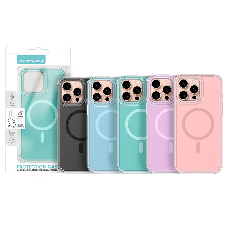 Capa Apokin Bumper Urban com MagSafe para iPhone 16 Pro Max Variedade de cores - Imagem 1