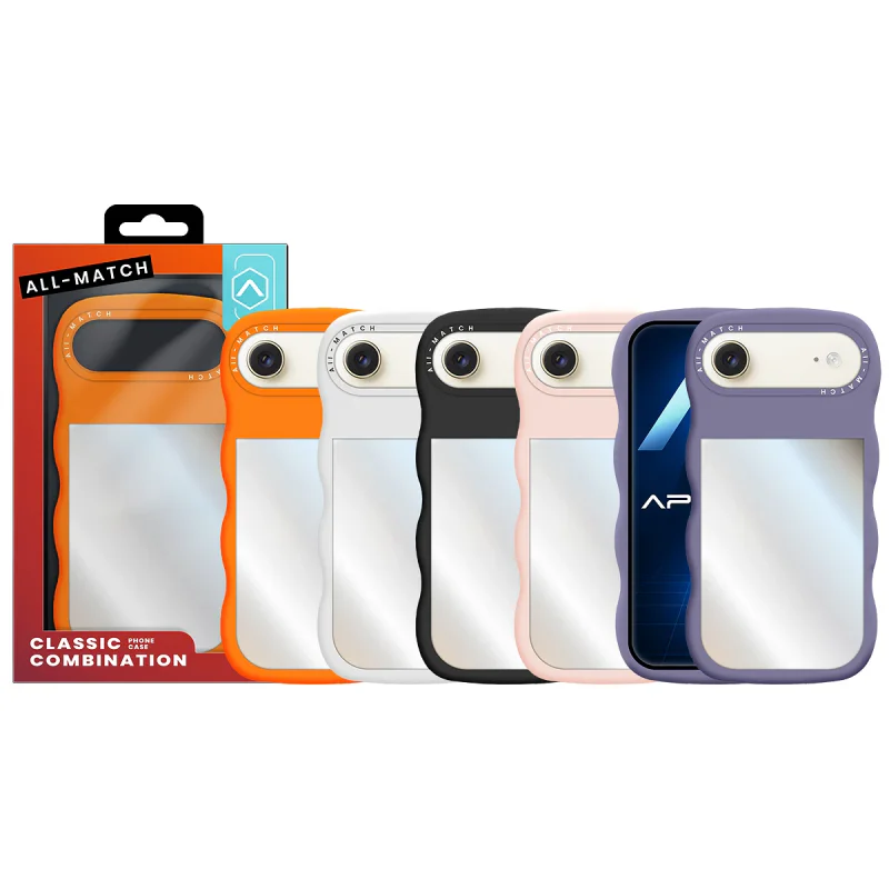 Capa Allmatch com Espelho Apokin para iPhone 17 Air Preto