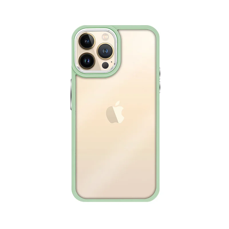 Capa Apokin para iPhone 13 Pro Silicone Antichoque com Bordo de Alumínio Variedade de cores - Imagem 2