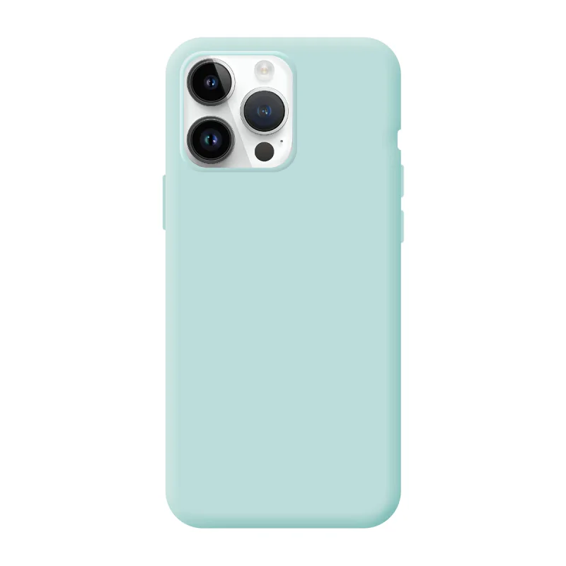 Capa de Silicone Suave Apokin com Proteção de Câmara 3D para iPhone 14 Pro Lilás - Imagem 3