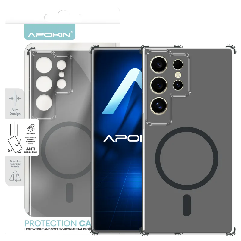 Capa Bumper Apokin Urban com MagSafe para Samsung Galaxy S25 Ultra Azul - Imagem 2