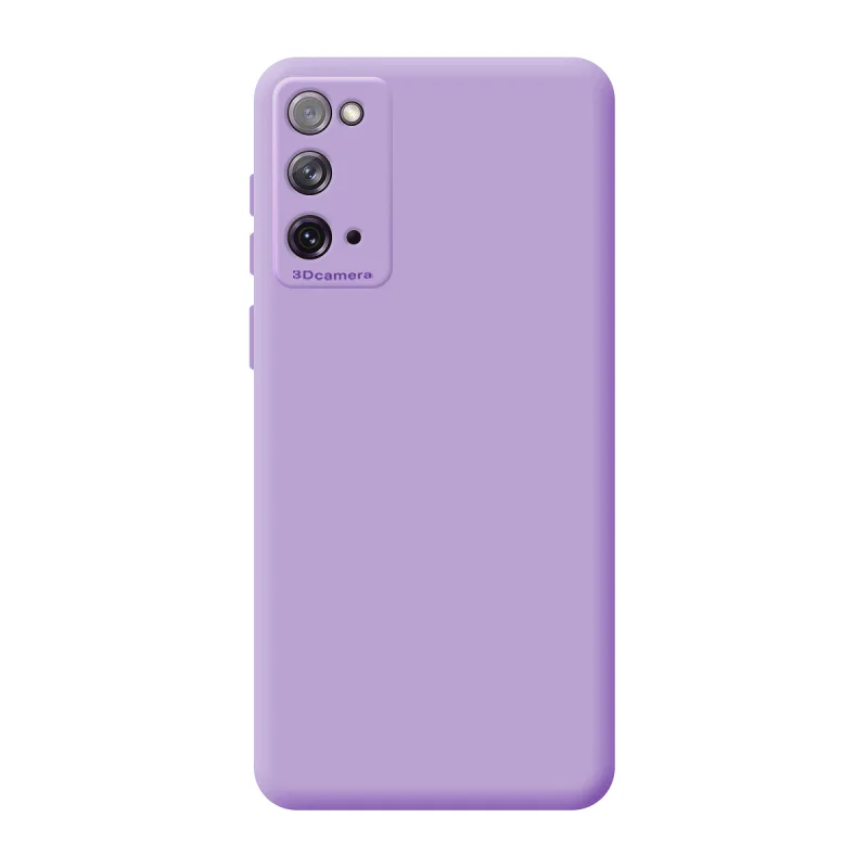 Capa Apokin para Samsung Galaxy S20 Silicone Macio com Proteção de Câmara 3D Vermelho - Imagem 6