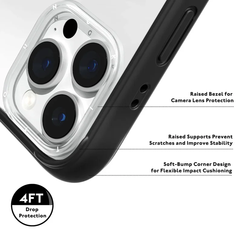 Capa Apokin Youngkit Dynamic Série II para Apple iPhone 16 Pro Magnética Transparente Amarelo - Imagem 5