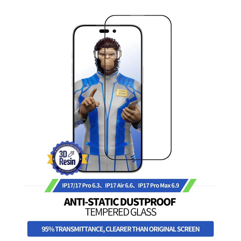 Película de Vidro Temperado Apokin HD Ultra Transparente AR para Samsung Galaxy S26 Ultra Transparente - Imagem 4