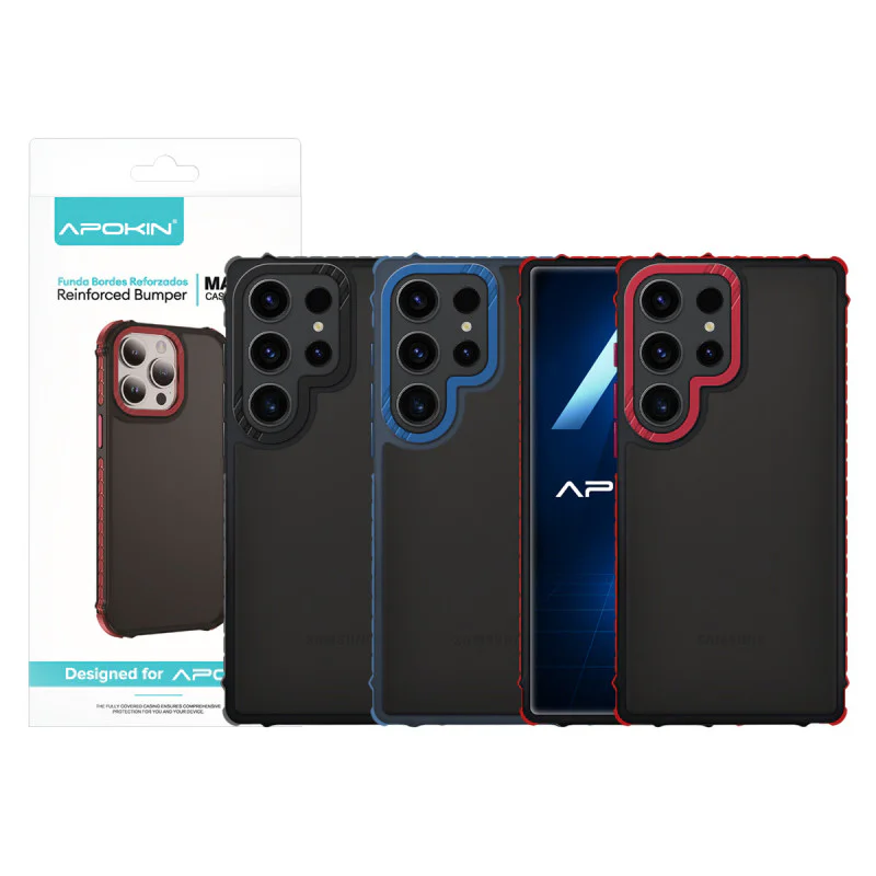Capa Apokin para Samsung Galaxy S23 Ultra Fumada Rock Vermelho - Imagem 2