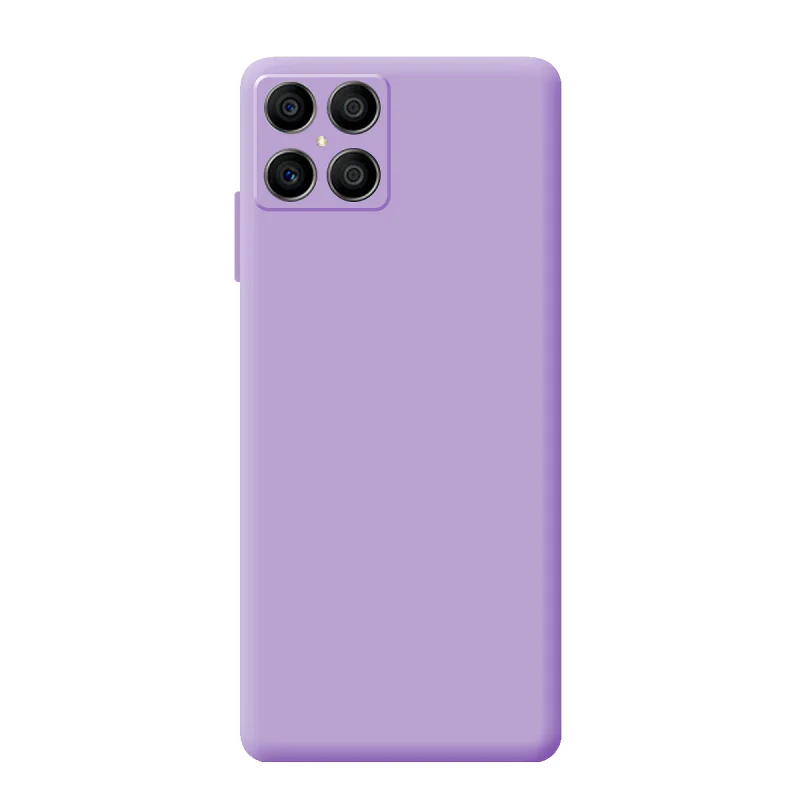 Estojo de Silicone Macio Apokin para Honor Magic X8 Lila - Imagem 3