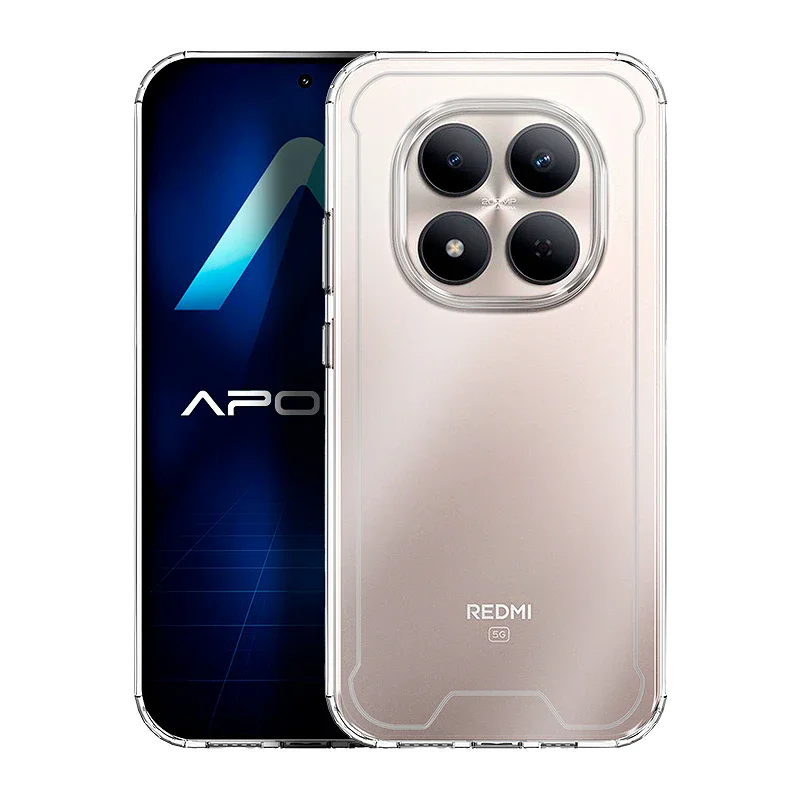 Capa Apokin para Xiaomi Redmi Note 15 Pro Plus Antichoques Reforçada Transparente
