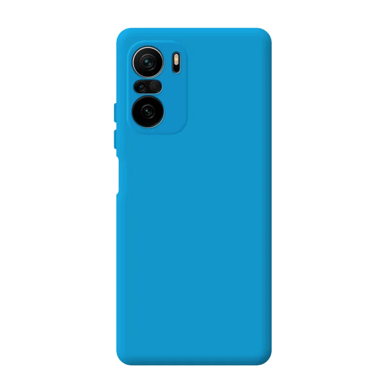 Capa Apokin para Xiaomi Mi 11i / Poco F3 / Redmi K40 Pro Silicone Macio com Proteção 3D Azul Turquesa - Imagem 2