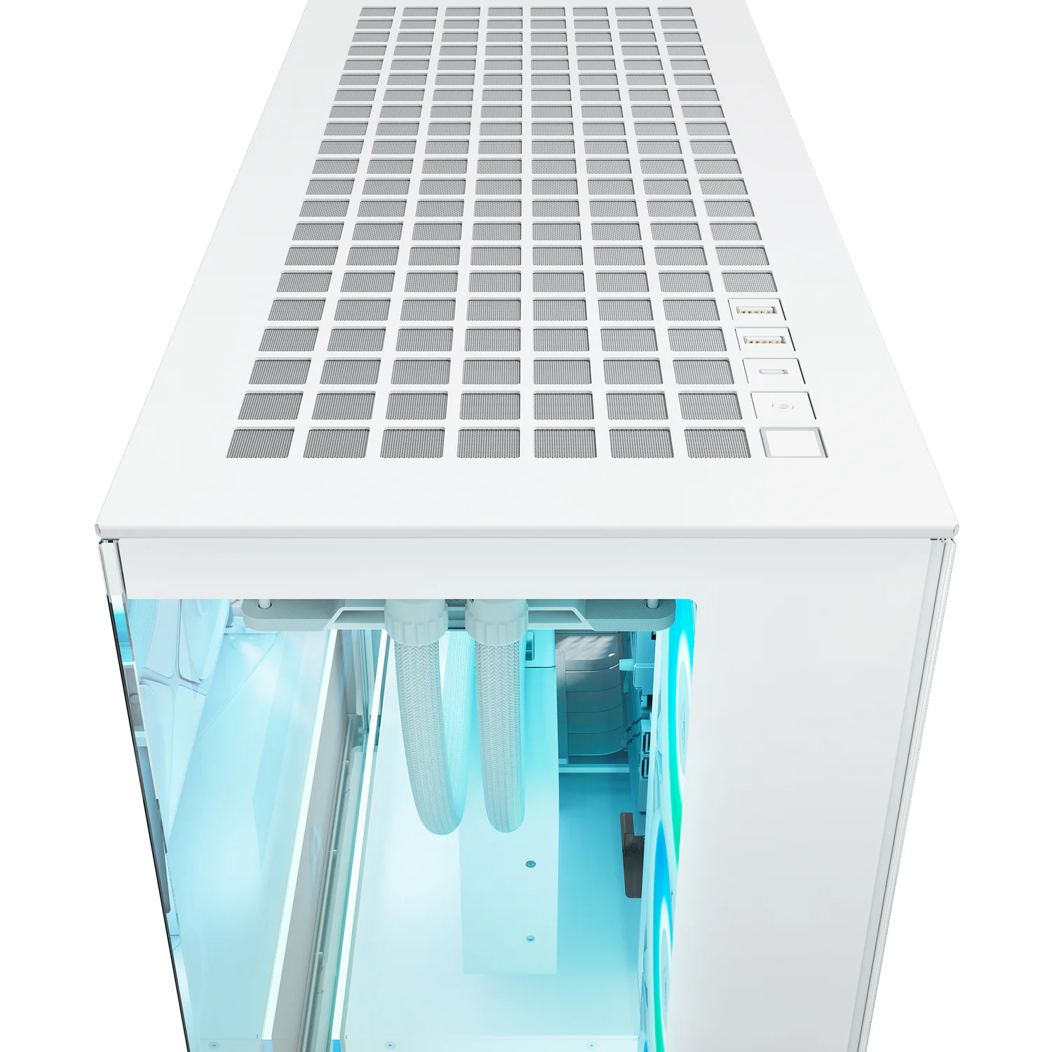 Caixa Arctic Xtender VG E-ATX Panorâmica Branca com Vidro Temperado e 5 Ventoinhas A-RGB - Imagem 4