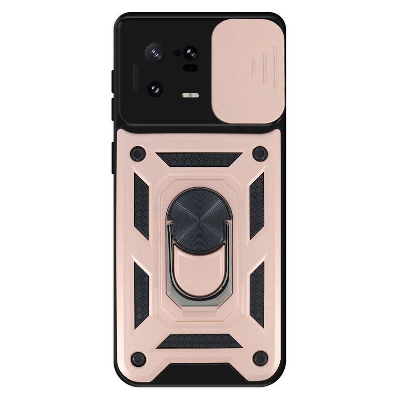 Capa com Anel Suporte e Proteção Deslizante de Câmara Apokin para Xiaomi 13 Lite Preto - Imagem 2