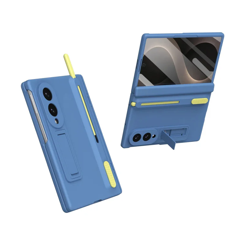 Capa Apokin para Samsung Galaxy Z Fold 8 com Suporte para Caneta Preto - Imagem 2