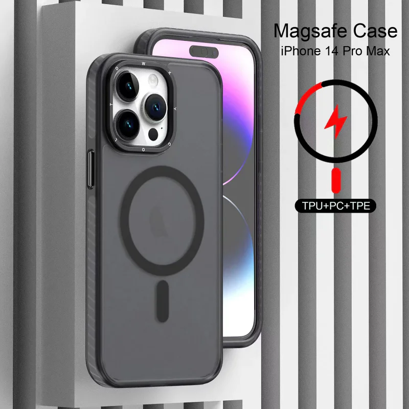 Capa Apokin Xycolt para iPhone 16 Acabamento Fumado com MagSafe Azul - Imagem 6