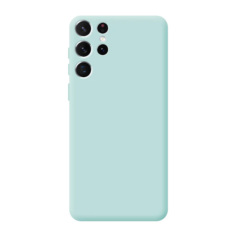 Capa Apokin para Samsung Galaxy S21 Ultra Silicone Macio com Proteção 3D de Câmara Lilás - Imagem 3
