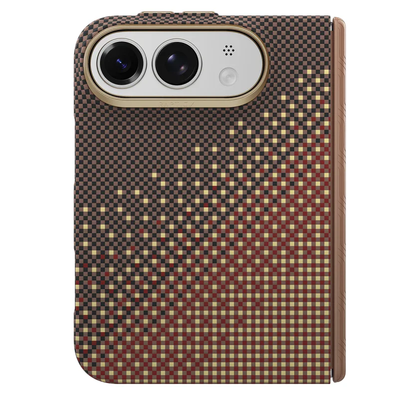 Capa Raptic Aramid Skin-Pro para iPhone 18 Duo Magnética em Aramida Âmbar - Imagem 1