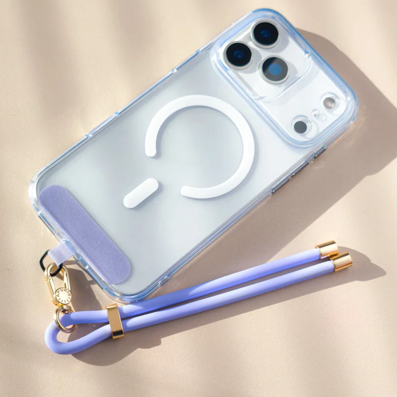 Pulseira de Silicone Apokin com Adaptador para Telemóvel Roxo - Imagem 3