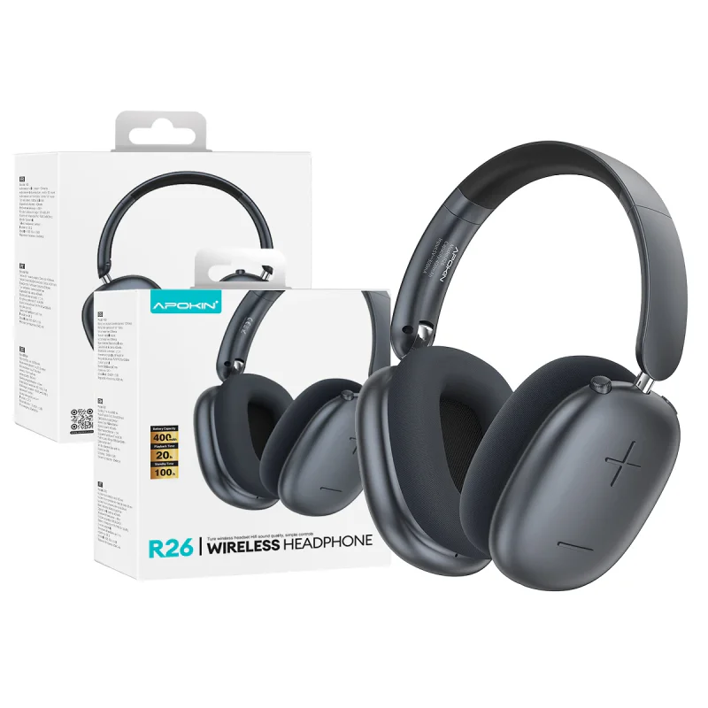 Auriculares Sem Fios Apokin R26-01 Preto