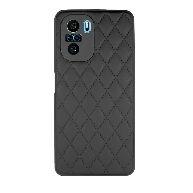 Capa Apokin Chamel Efeito Pele Fumada para Xiaomi POCO F3 e Mi 11i Lilás - Imagem 5