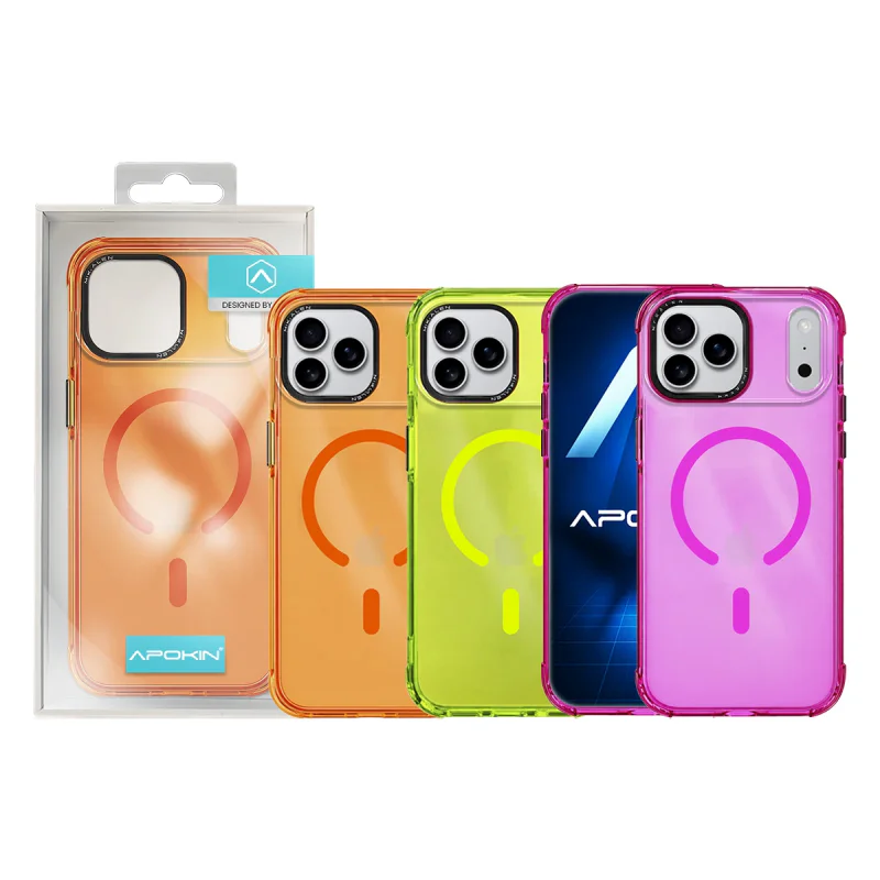 Capa Apokin Fluor para iPhone 17 Pro / 18 Pro com MagSafe Variedade de cores - Imagem 1