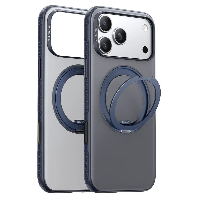 Capa Torras para iPhone 17 Pro Max / 18 Pro Max Ostand R Fitness Azul Marinho - Imagem 6