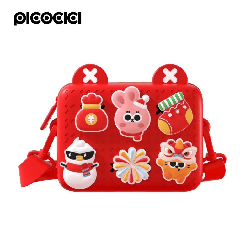 Bolsa de Silicone Infantil Picocici K10 Vermelho