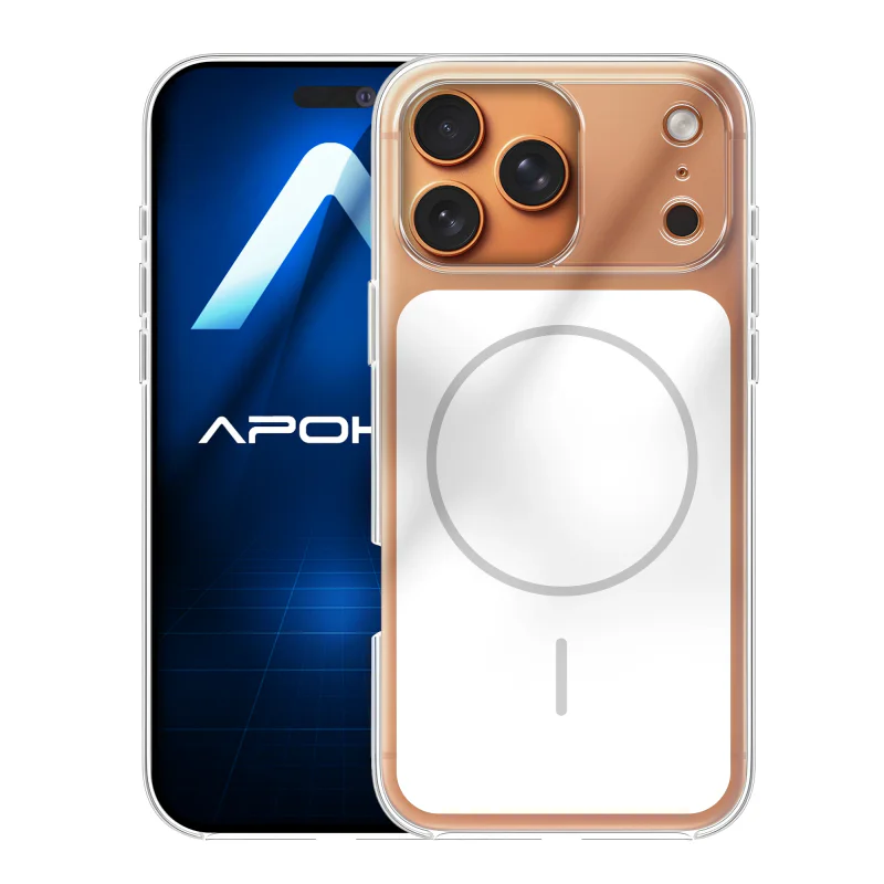 Capa Apokin para iPhone 17 Pro Max Acrílica Premium com MagSafe Variedade de cores - Imagem 5