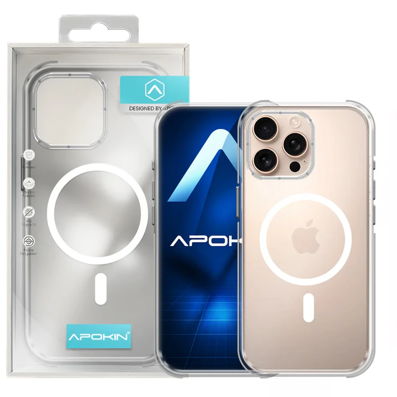 Capa Apokin iPhone 14 Reforçada com MagSafe Lilás - Imagem 4