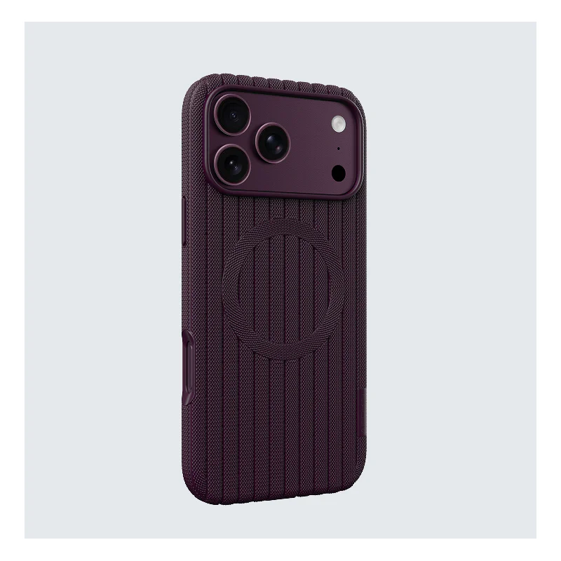 Capa Apokin para Apple iPhone 17 Pro Max e iPhone 18 Pro Max Magnética em Tecido Laranja - Imagem 3