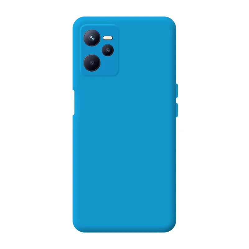 Capa Apokin para Realme C35 em Silicone Suave com Proteção de Câmara 3D Preto - Imagem 2