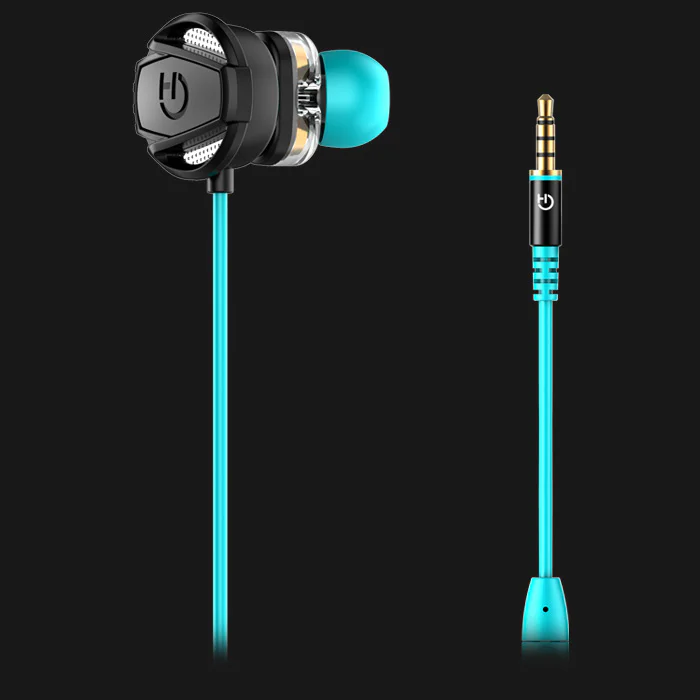 Auriculares Gaming Hiditec Taiko com Microfone Destacável Jack 3,5 mm Preto e Turquesa - Imagem 8