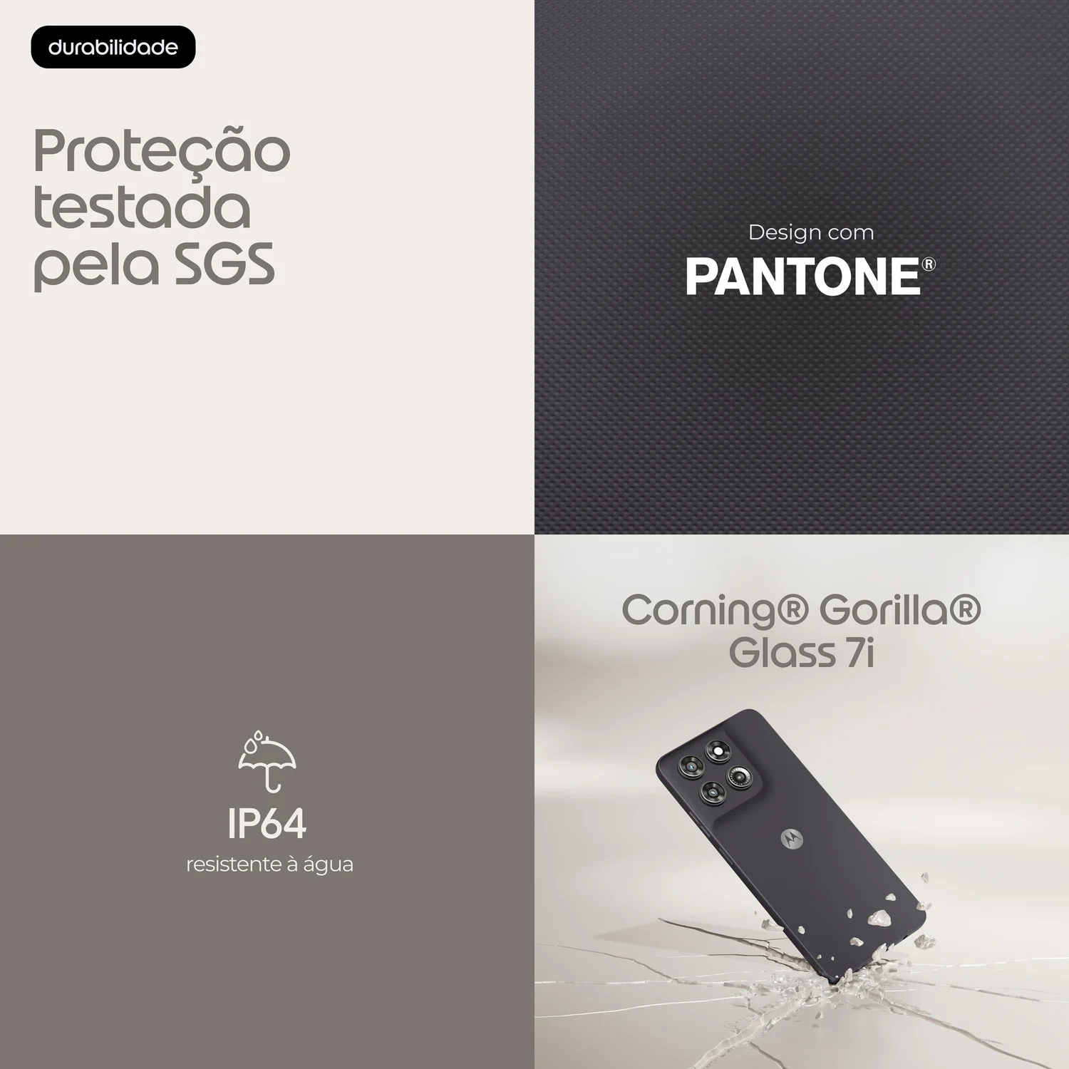 Smartphone Motorola moto g37 5G 6,67" 120 Hz 4GB 256GB Cinzento - Imagem 6