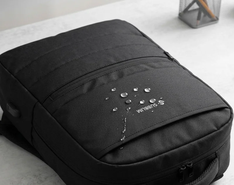 Mochila Subblim Compact Backpack 15L para Portátil até 15,6" com USB-C Repelente à Água Preta - Imagem 4