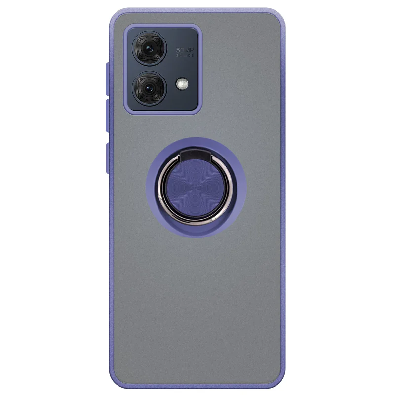 Capa em Gel Apokin com Íman e Suporte para Motorola Moto G84 Preto - Imagem 4