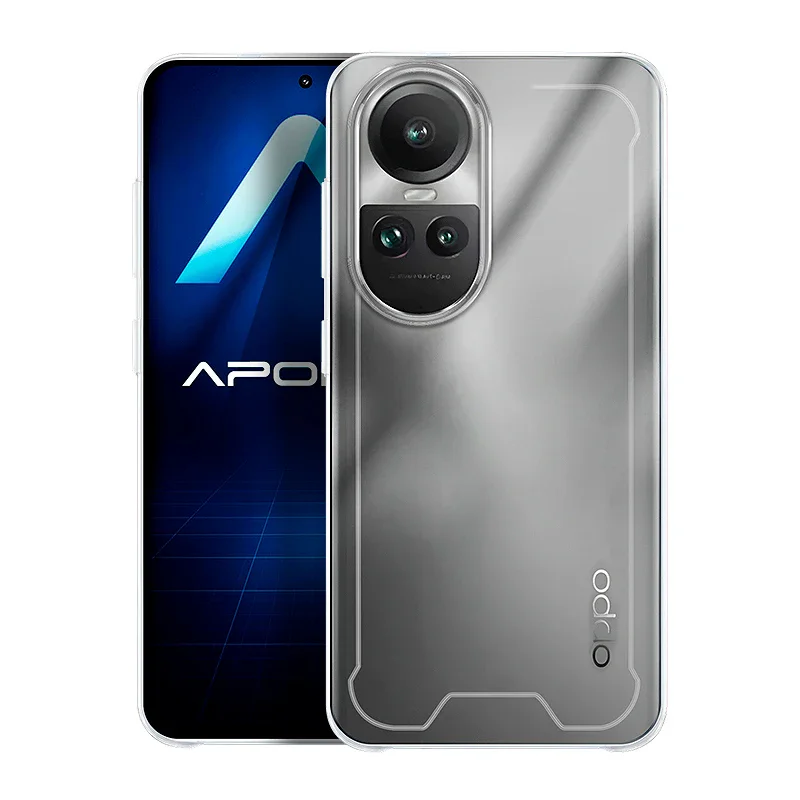 Capa Transparente Apokin Antichoque Premium para Oppo Reno 10 e Reno 10 Pro
