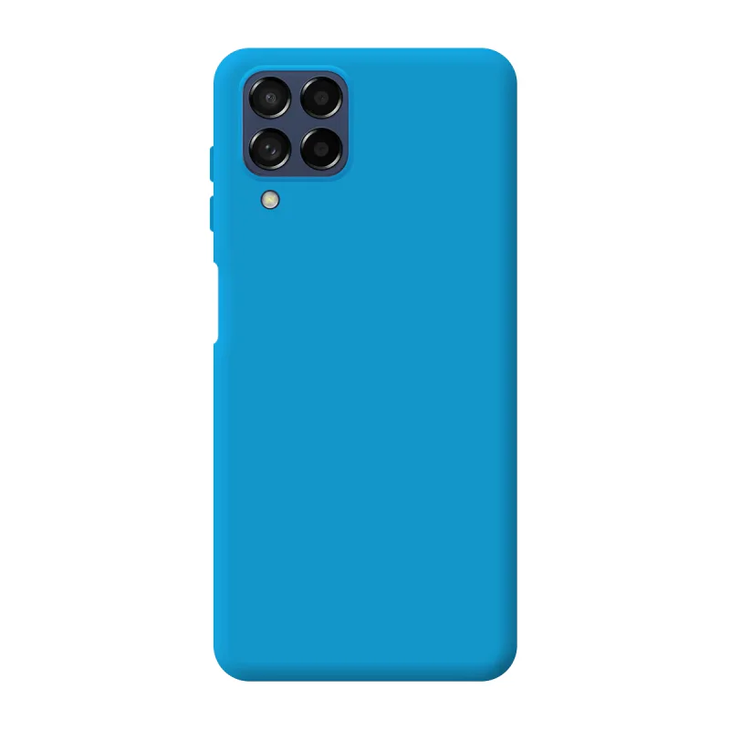 Capa Apokin para Samsung Galaxy M53 5G Silicone Macio com Proteção de Câmara 3D Vermelho - Imagem 2